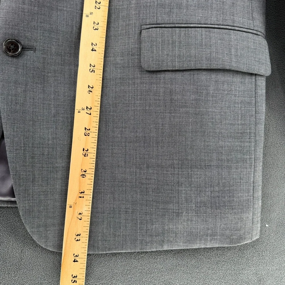 Lauren Ralph Lauren Mens 48L Grey 100% Wool Natural Stretch Blazer Sport Coat